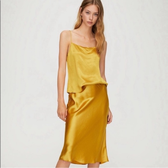 Babaton Tops - Babaton Goldie Yellow Blouse